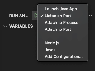 Launch configurations